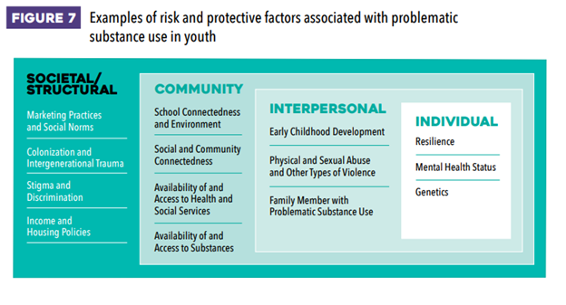 Risk and Protective Factors associated with problematic substance in youth