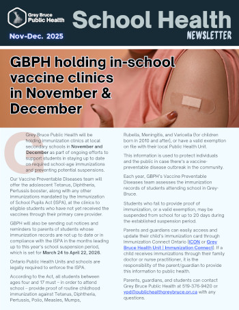 School Health Newsletter