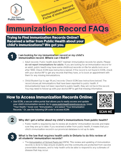 Immunization Record FAQ