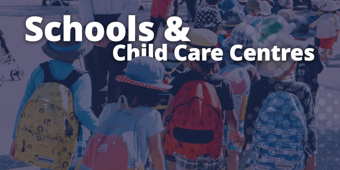 School and Child Care header
