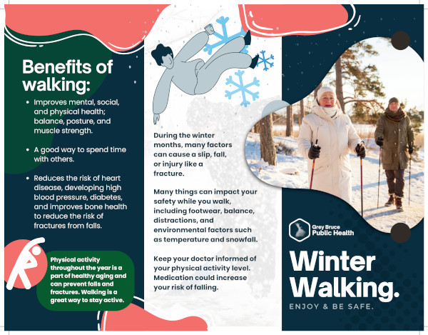 Winter Walking Poster