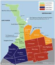 Grey Bruce Map