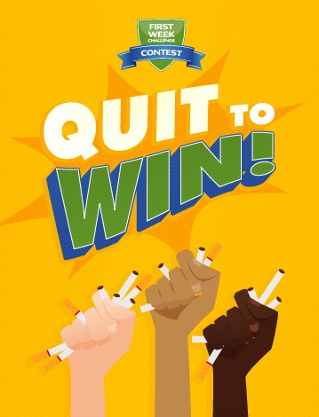Quit For One Week Poster Quit For One Week Poster